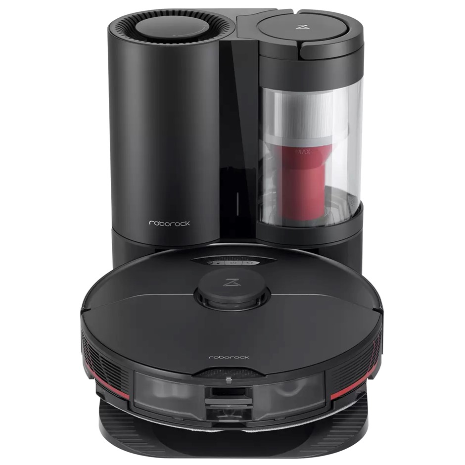 2 x ROBOROCK S7 MaxV Plus W/ Auto Dock, Black, RR-S7MP52-03. NB: Both well
