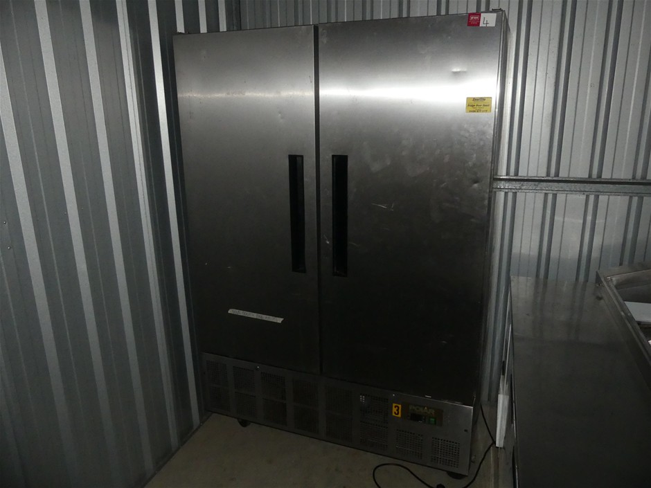 <B>Polar GD880-A 2 Door Slimline Freezer (Commercial)</B>
