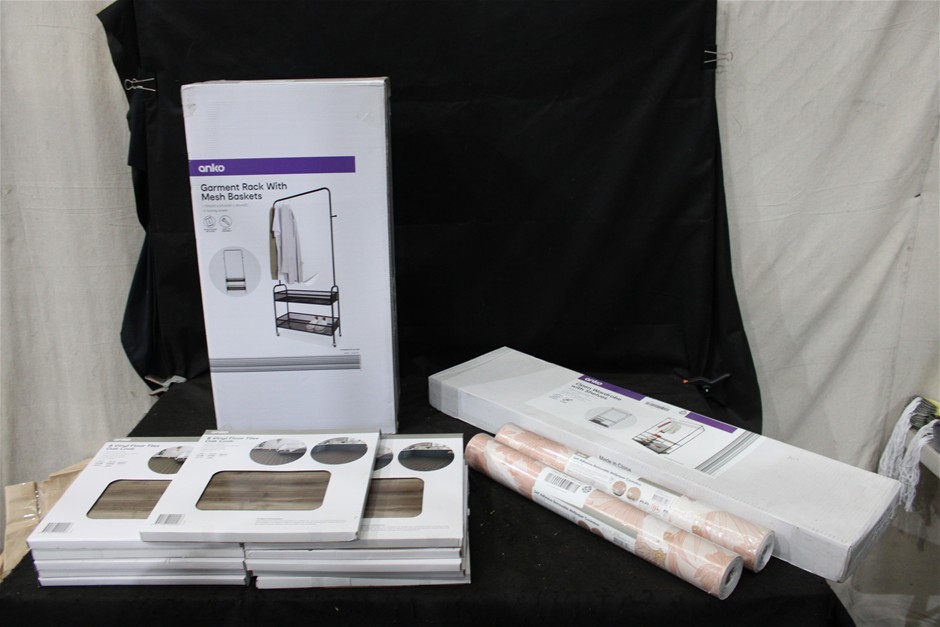 Assorted Homewares Including Garment Rack