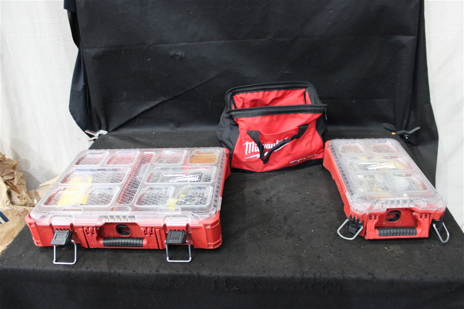 2 x Milwaukee Packouts and Tools
