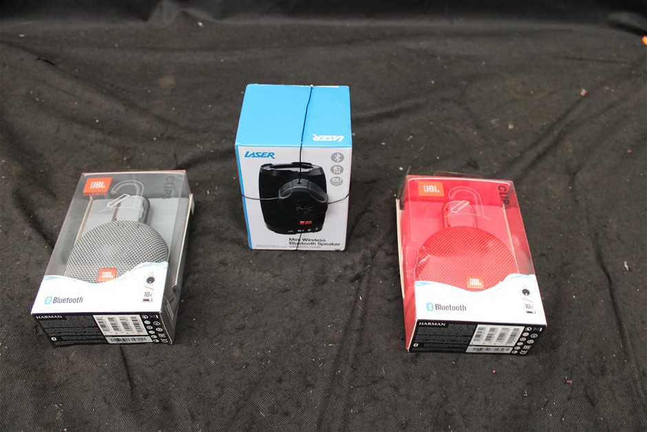 3 x Assorted Speakers Including JBL and Laser