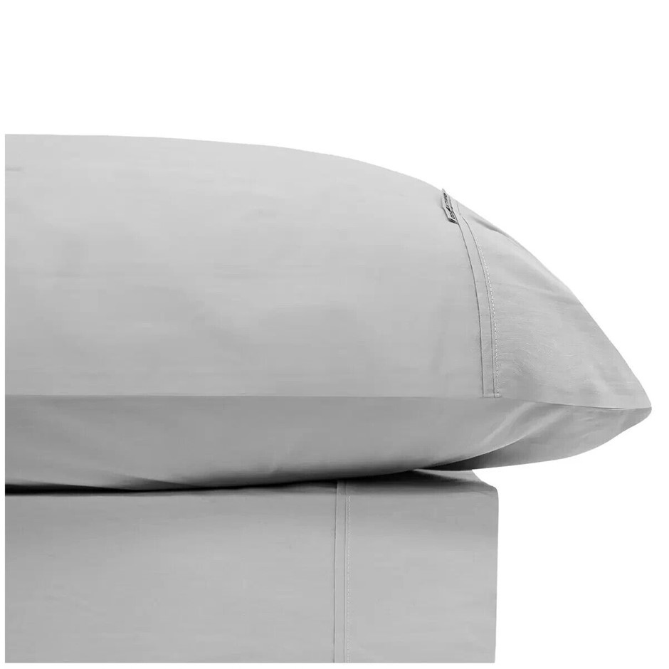 ODYSSEY LIVING Eco Lush Organic Cotton & Bamboo Sheet Set, King, Silver.