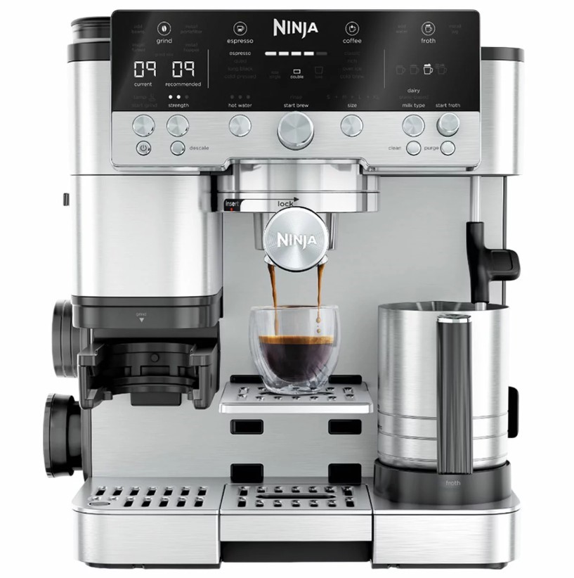 NINJA Luxe Café Espresso Machine, ES601ANZ. NB: Has been used, may be missi