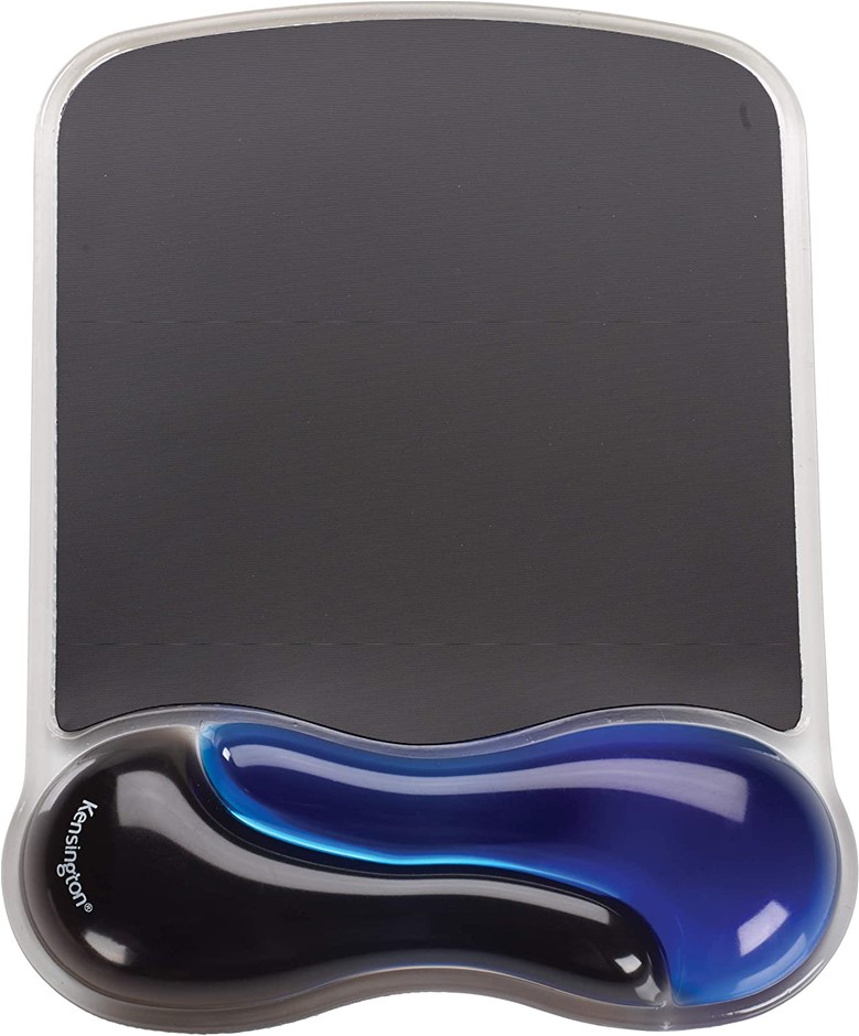 KENSINGTON (R) Gel Series, Mousepad, Blue & Black, 62401. NB: no packaging