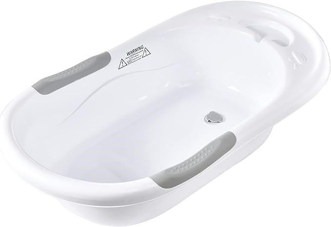 BIG SOFTIES Plastic Bath Tub, Large, White (PL027)