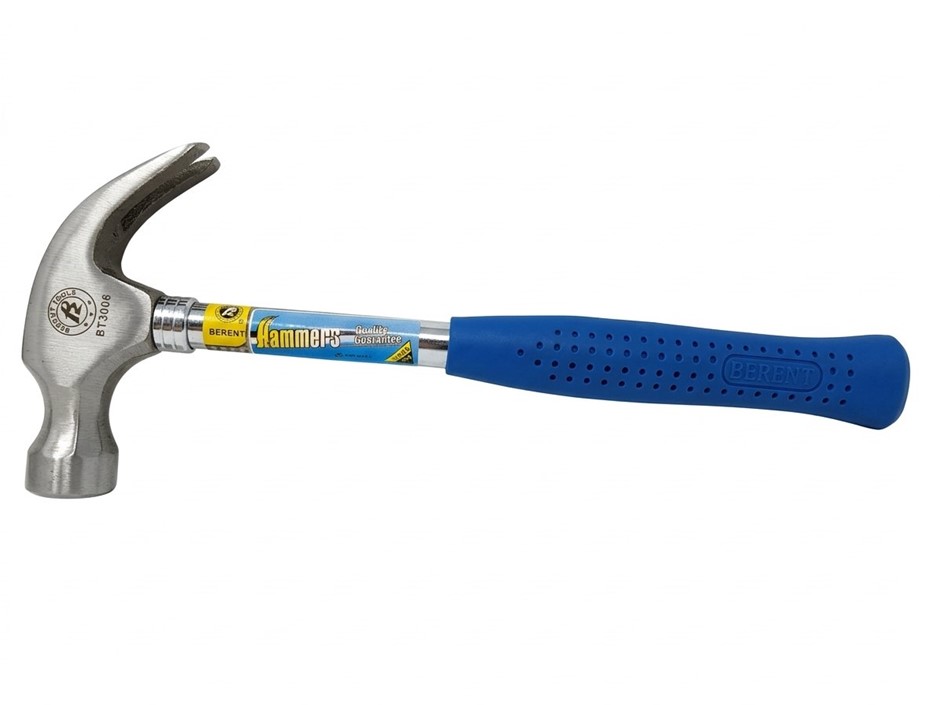 BERENT BT3006 8oz Claw Hammer with Sure Grip Rubber