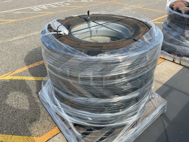 2 x Machinery Rims and Tyres