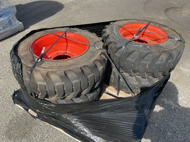 4 x Machinery Rims and Tyres
