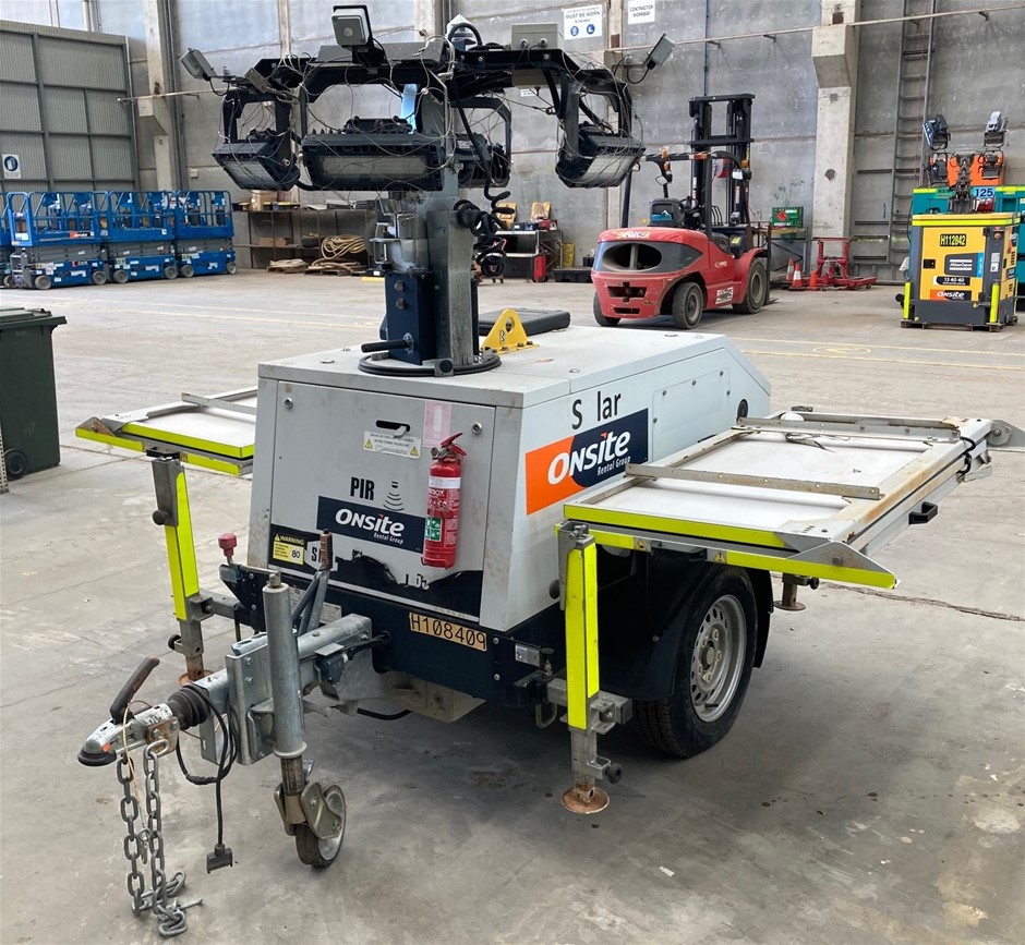 2019 SMC TL55 Lighting Tower - 240w - LED Solar - Forest Lake