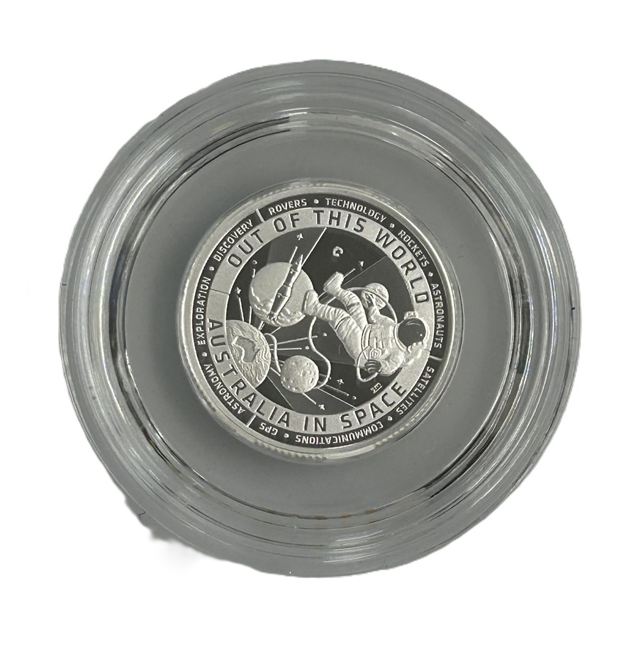 Out Of This World Australia In Space Silver Coin