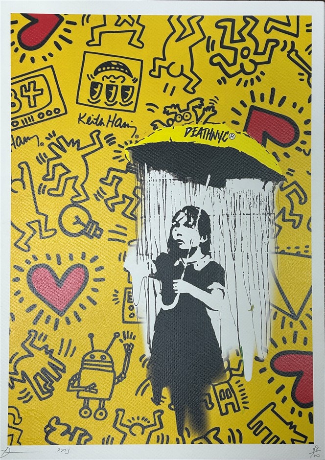 Death NYC Signed Street Art Print 