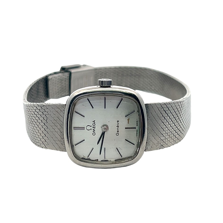 Omega Genève Vintage Manual Wind Watch