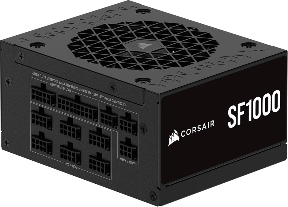 CORSAIR SF1000 (2024) Fully Modular Low Noise 80 Plus Platinum ATX Power Su