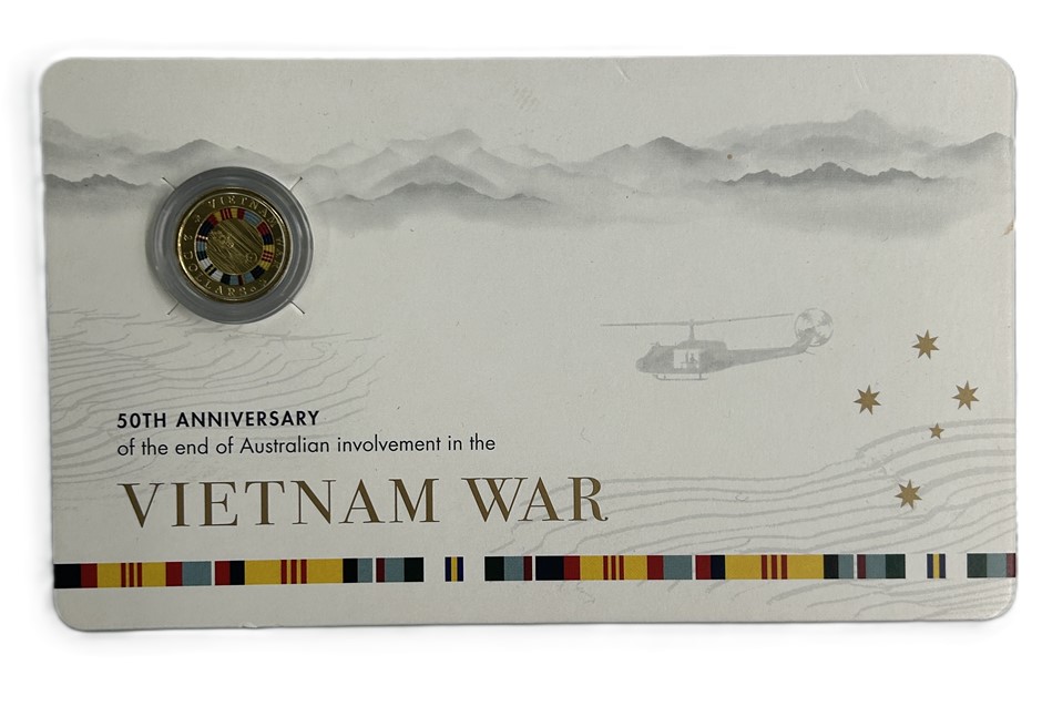 A commemorative 2023 Australian $2 ‘C’ mintmark coloured