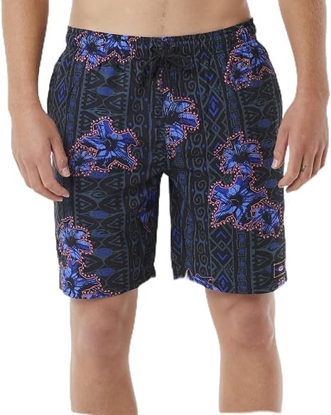 RIP CURL Men's Max Energy Volley Shorts, Size 2XL, Black, 0BXMBO. RRP: $70.