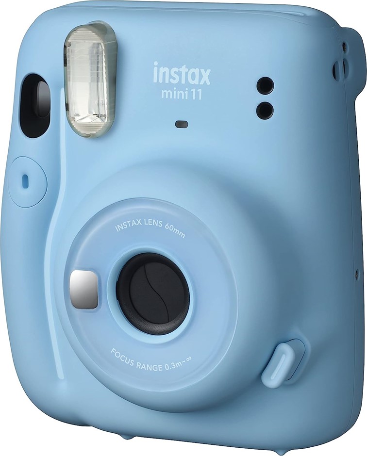 FUJIFILM Instax Mini 11 Instant Camera - Sky Blue. NB: Not in original box.