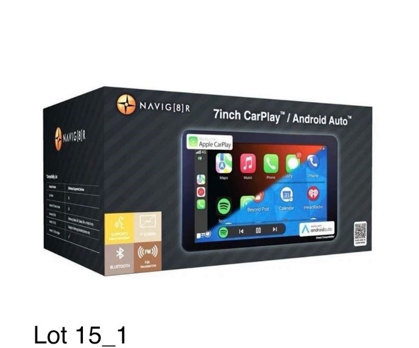 END OF LEASE AUCTION: 7" portable carplay