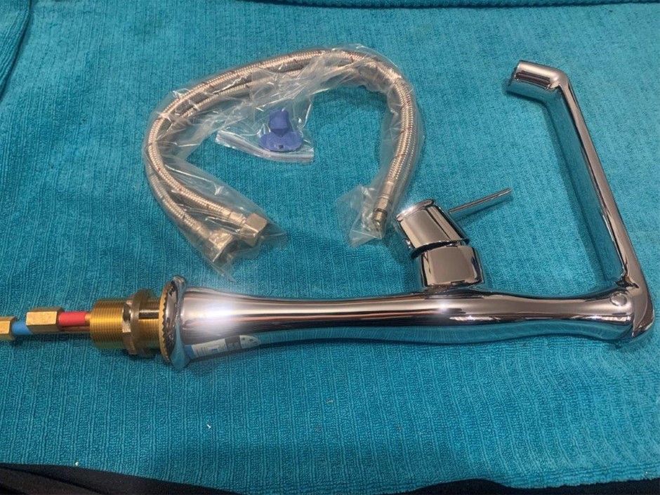 New in Box Simply Inspiring Kitchen Swivel Mixer Tap, DRB - Qty 1