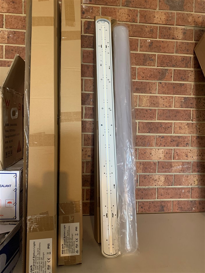 New in Bo ERS Tech LED Tri-Proof Batten Light, 24W - Quantity 6
