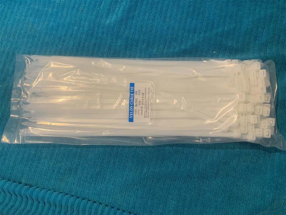 New in Packaging Nylon Cable Ties - Qty 20 Packs