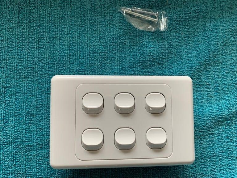 New in Boxes Jinhang 6 Gang Switch - Qty 2 Boxes