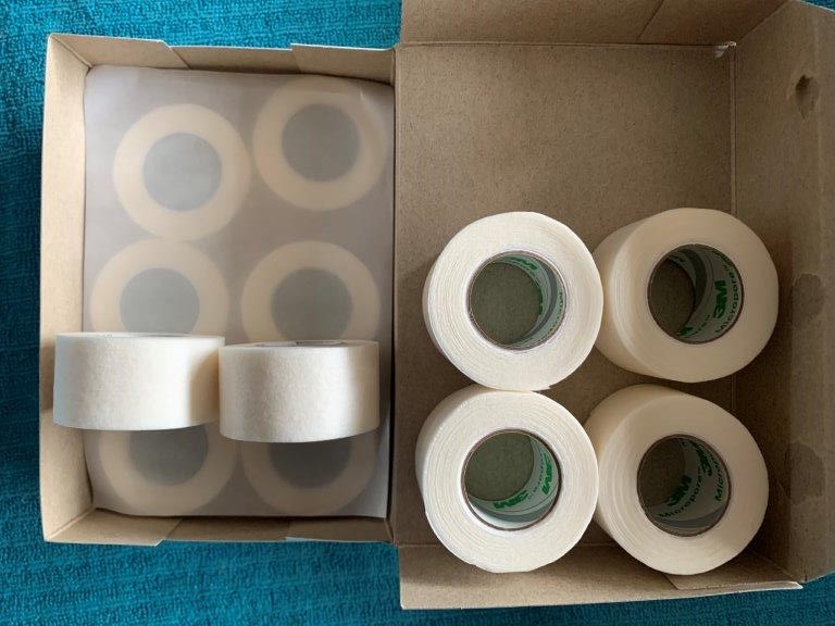 3M Surgical Tape, 12 Rolls Per Box - Qty 5 Boxes