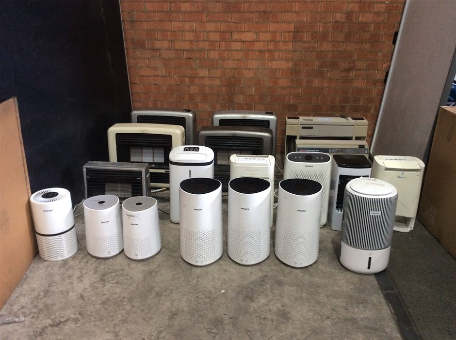 Air Purifiers And Dehumidifiers With Portable Gas Heaters