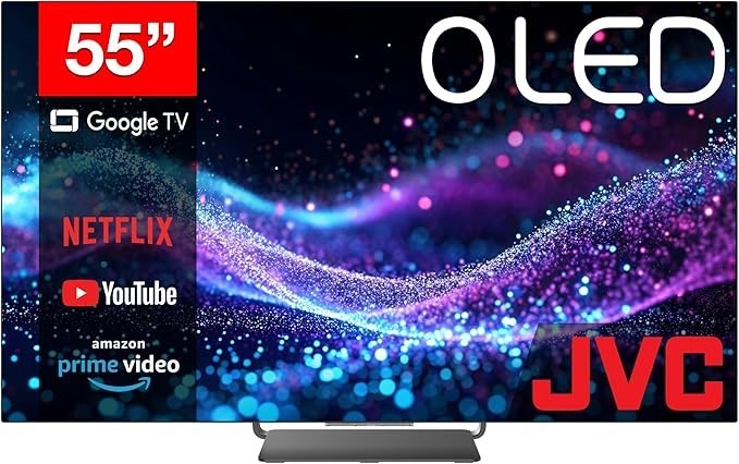 JVC 55" 4K OLED 120Hz Google TV - AV-AE557155A. NB: Minor use.