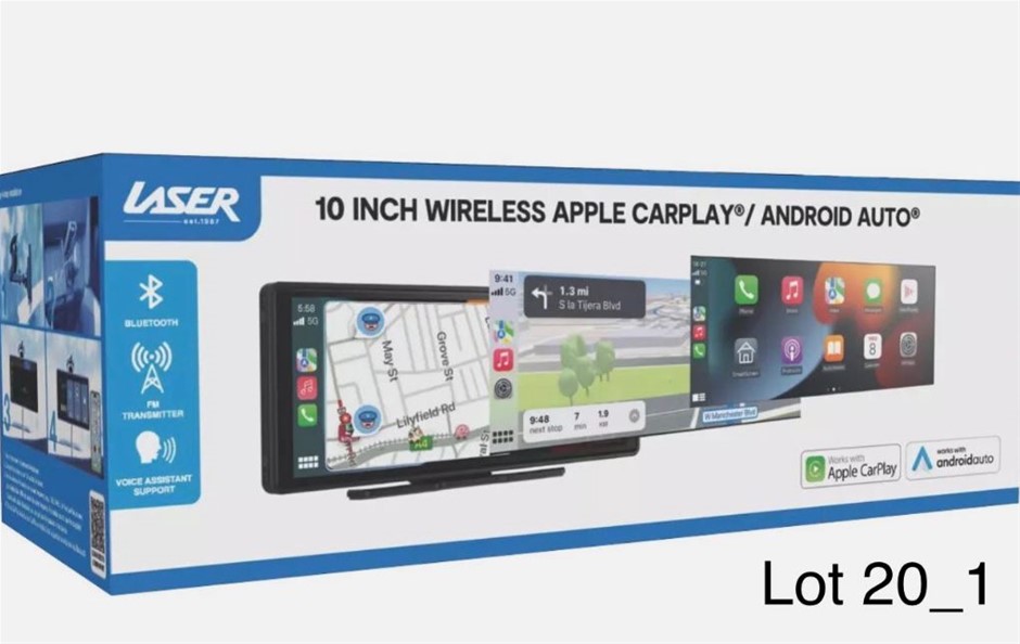 END OF LEASE AUCTION: 10 " portable CarPlay