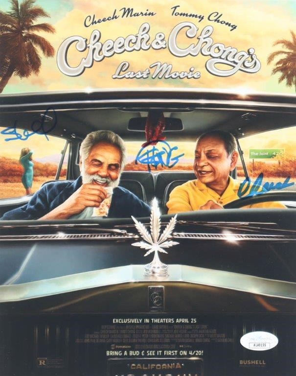 CHEECH & CHONG DUAL SIGNED 'LAST MOVIE'