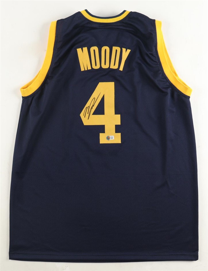 NBA CHAMPION MOSES MOODY SIGNED JERSEY