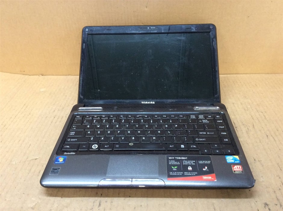 TOSHIBA SATELITE L630 Laptop I5 M430 4GBRAM 640GB Black