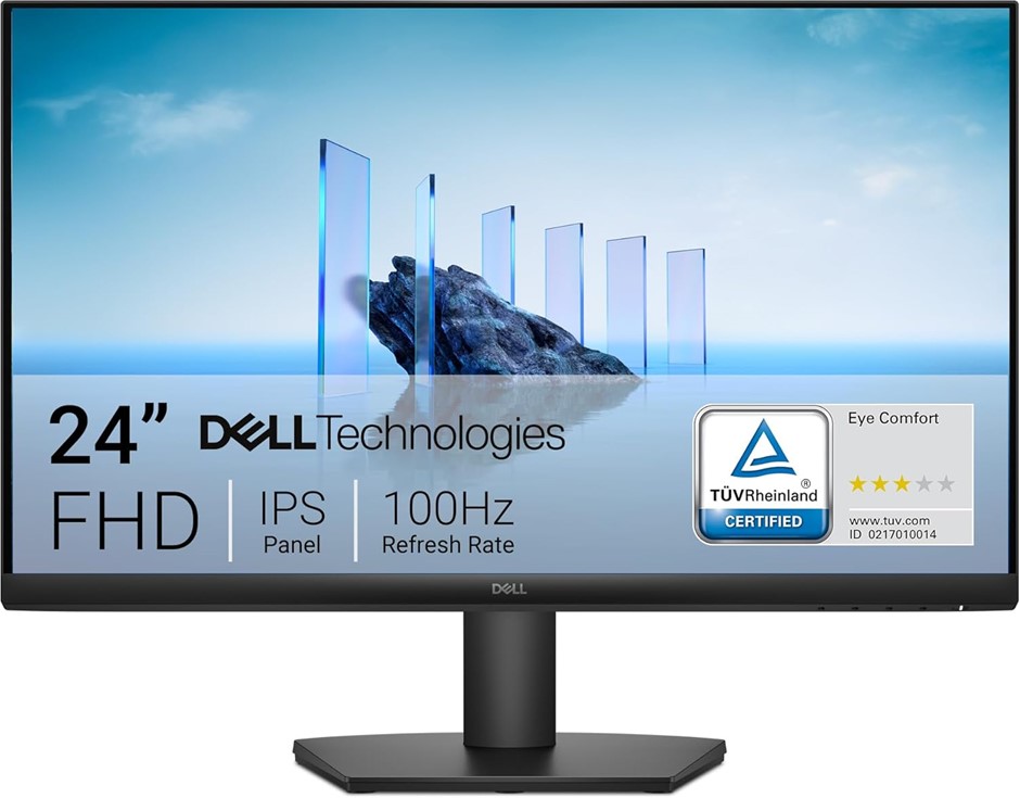 DELL 24 Monitor - SE2425HM - 23.8-inch Full HD (1920x1080) 16:9 100Hz Displ
