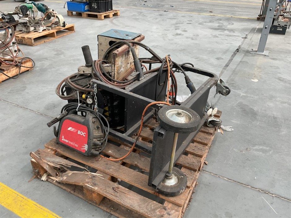 Pallet Comprising of Welding Equipment