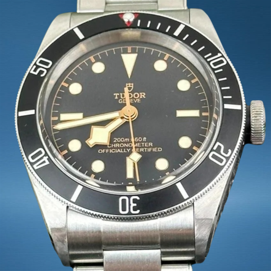 TUDOR BLACK BAY HERITAGE 41MM STAINLESS STEEL 79230N AUTOMATIC BXP & COA