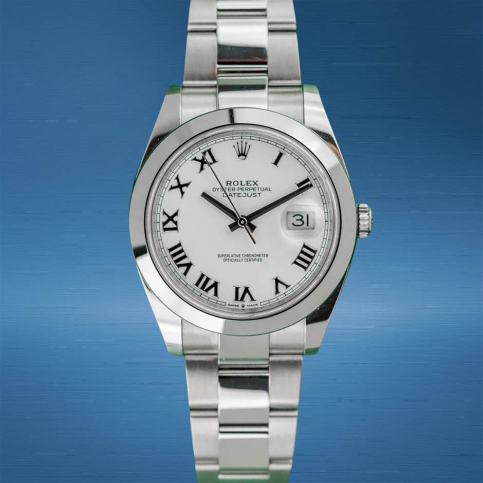 ROLEX DATEJUST 41 41MM STAINLESS STEEL 126300 AUTOMATIC BXP & COA