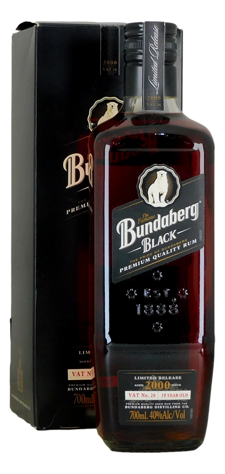 Bundaberg Black Rum Vat 26 10 Year Old (1x 700mL)