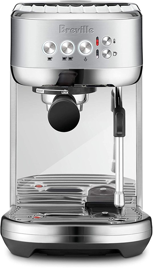 BREVILLE Bambino Plus Espresso Machine, Brushed Stainless Steel. Importa