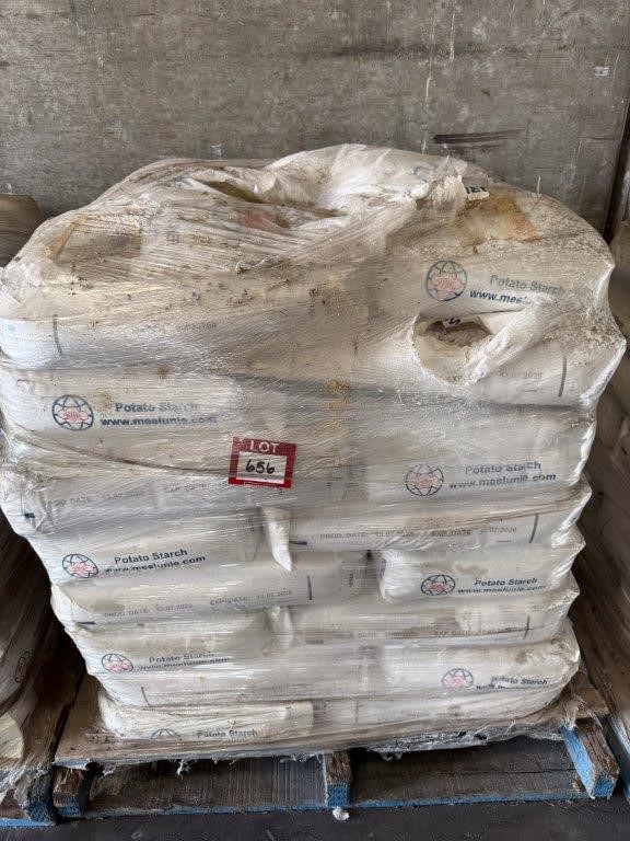 Approx. 32 x MEELUNIE World Flower Potato Starch 25kg bags