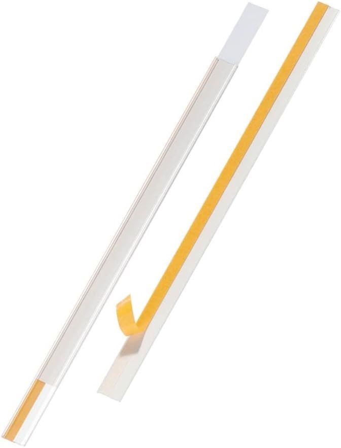 Durable Scanfix Self-Adhesive Ticket Holder Label, 30 x 1000 mm (Pack of 25