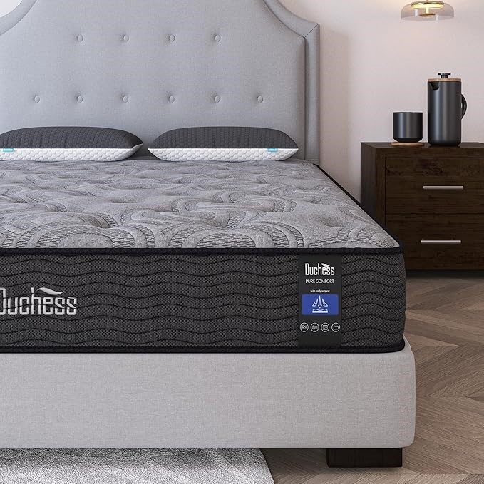 DUCHESS King Single Hybrid Mattress Gel Memory Foam and Pocket Springs for