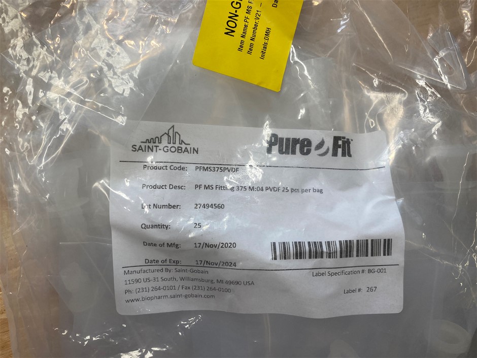 PFMS Fitting 375 M:04 PVDF, 25 pc