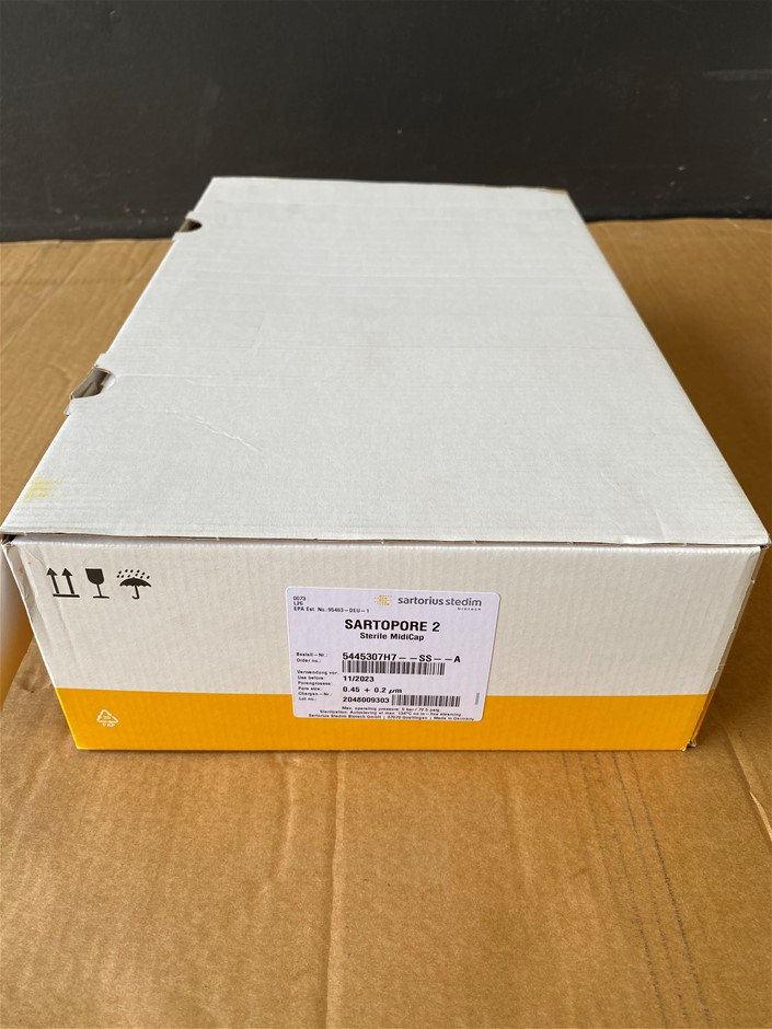 Sartopore 2 Sterile MidiCaps 0.45 + 0.2 um, 3 pc