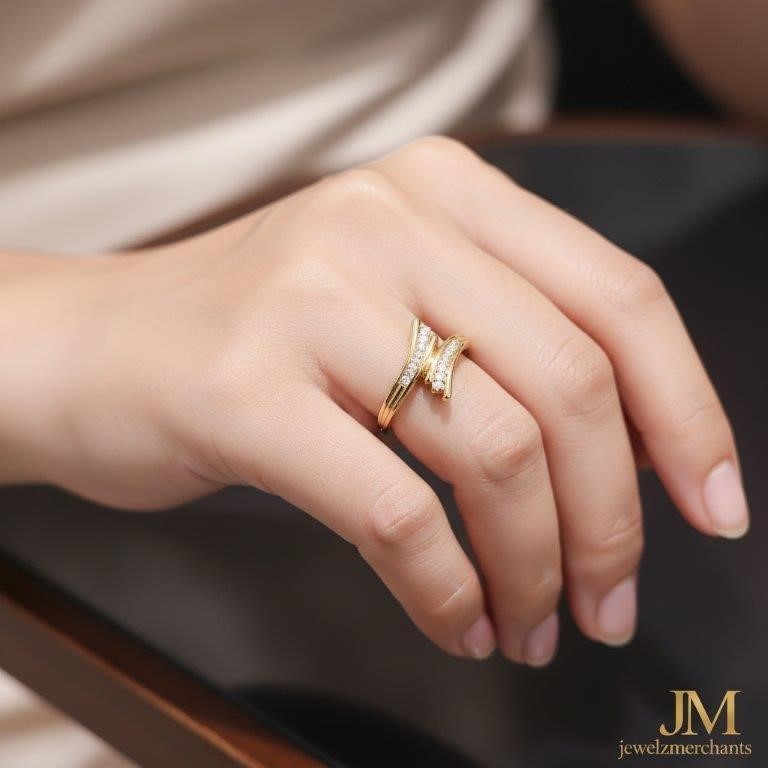 18K/Italy Gold Filled Ring -(stamped 18K/Italy)-Warranty Quality