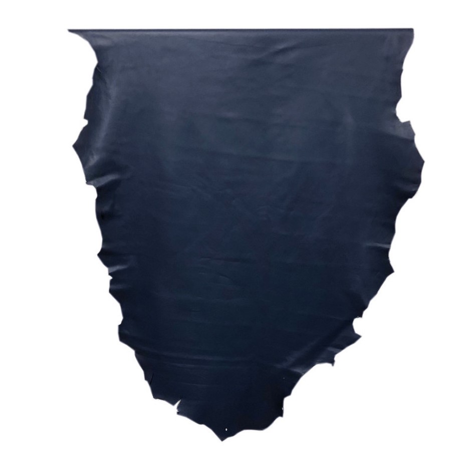 7sqft Top Grade Navy Blue Nappa Lambskin Leather Hide