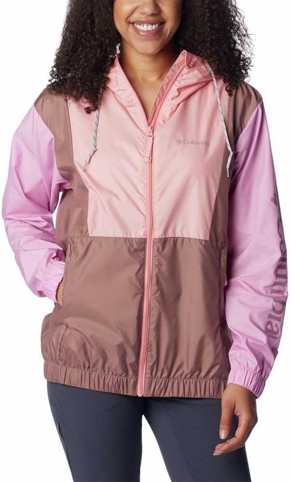 COLUMBIA Women's Lily Basin Jacket, Size XL, Salmon Rose (680), WL2224 (203