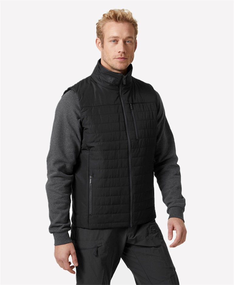 HELLY HANSEN Men's Crew Insulator Vest, Size XL, Ebony (980), 30377. RRP: $