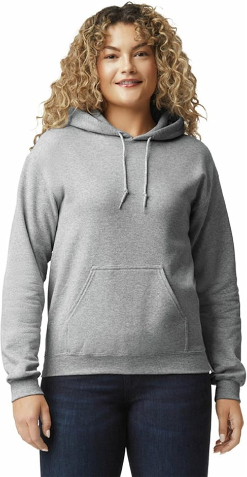 GILDAN Unisex Heavy Blend Hoodie, Size 3XL, Sport Grey, G18500. Buyers Not