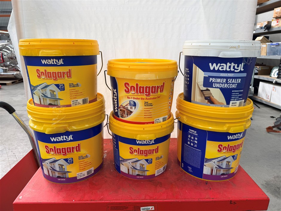 Assorted Tins of Paint x 6