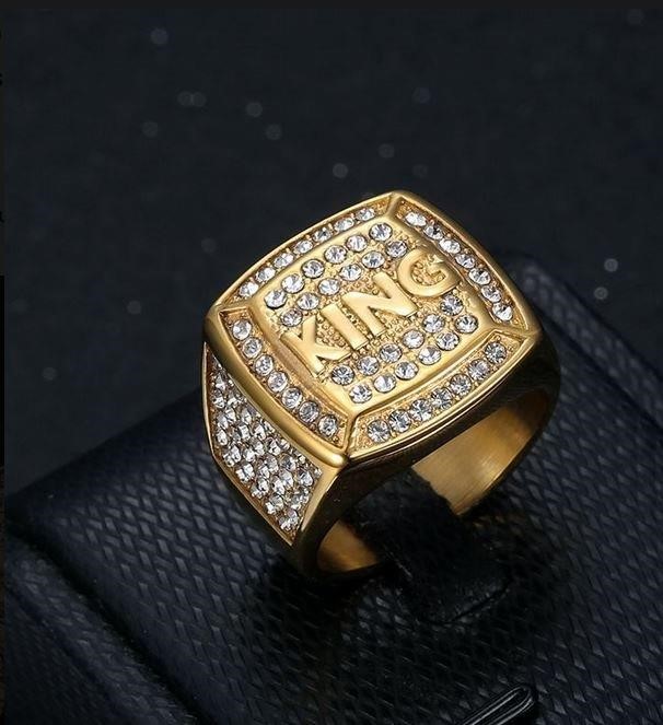 Italy Stamps 925 Silver Hip Hop Men's Ring (Stamps)-12 US